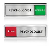 Psychologist Office Door Sign,Do Not Disturb- In Use/Available Slider Signs for Counseling Centers,In Session Door Sign for Therapists