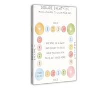 Psychologists' Breathing Techniques And Emotion Regulation Canvas Poster Bedroom Decor Landscape Office Room Decor Gift 08x12inch(20x30cm)