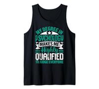 Psychology Degree Humor Design for Experts Tank Top