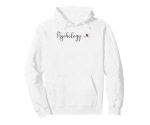 Psychology Heart cute handwritten Typography Gift Pullover Hoodie