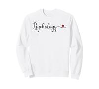 Psychology Heart cute handwritten Typography Gift Sweatshirt
