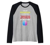 Psychology - Jesus Loving Psychologist Raglan Baseball Tee