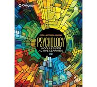 Psychology: Modules for Active Learning (Mindtap Course List)
