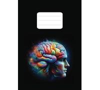 Psychology Notebook| A4 Lined Jotter with Margin | High School Jotter | University Notebook: College | 8mm Lined | Lined Notebook