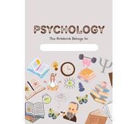 Psychology Notebook For Students: Aesthetic Notebook with Ruled Pages for Notes, Mindfulness, Journaling, and More | A4 size | 200 pages | Cute Graphics … Gift for Family, Friends, and Free Time