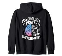 Psychology Prayer Breakthrough Christian Inspiration Zip Hoodie
