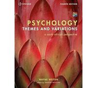 Psychology Themes and Variations: A South African Perspective