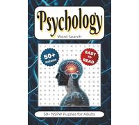 Psychology Word Search: 50+ Puzzles With Easy to Read Print about Therapy, Behavior & More | 6x9 inches 110 pages | Gift for Vacations, Holidays, Leisure