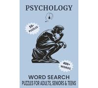 Psychology Word Search Puzzle Book: Word Searches with Easy to Read Print about Psychology, Famous Psychologists, Human Behavior and More | 6x9 ... for Vacations, Holidays and Free Times.
