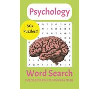 Psychology Word Search Puzzle Book: Word Searches with Easy to Read Print about Psychology, Therapy, Mindset and More | 6x9 inches, 110 pages | 50+ Puzzles | Gift for Vacations, Holidays and Free Time