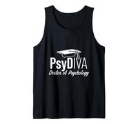 PsyD Doctor of Psychology PsyDiva Doctorate Graduation Tank Top