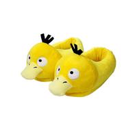 (Psyduck) Anime Pokemon Snorlax Mudkip Psyduck Plush Slipper Cartoon Soft Toy Shoes