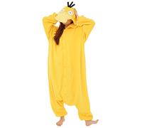 Psyduck Pokemon Kigurumi Onesie (Adult One Size Fits All) Yellow