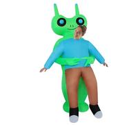 PsyKim Inflatable Alien Costume Alien Blow-up Suit Fancy Dress up for Adult/Halloween Party/Carnival/Cosplay/Birthday