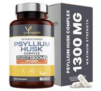 Psyllium Husk Capsules High Strength 1300mg Vegan UK Supplement