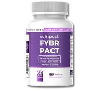 Psyllium Husk Fibre Supplement 4000mg with Probiotic Acidophilus 1 Billion CFU + Prebiotic Inulin & Aloe Vera - Nutriipact Natural Soluble Fibre - 60 Vegan Capsules