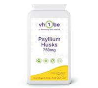 Psyllium Husks Supplement, 750mg, 90 Capsules, Vegetarian, Vegan, UK Manufactured to GMP Standards
