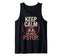 Psyop Deep State Conspiracy Theory Illuminati Symbol Tank Top