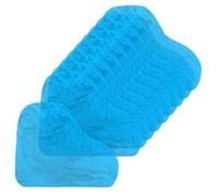 Psyqtsuary 10 Pairs Disposable Non-Slip Waterproof Shoe Covers, Thickened Waterproof Shoes Cover, Boot Covers, Plastic Boot and Shoe Cover for Men and Women, Blue