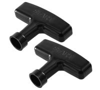 Psyqtsuary 2 Pcs Recoil Starter Pull Handle Engine Starter Handle Grip Black Recoil Starter Handle Generator Lawn Mower Trimmer Chain Saw Pull Handle for Chainsaws, Lawn Mower
