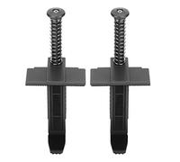 Psytfei 2PCS Brick Liner Runner Wire Drawer Bricklaying Fixer Wire Drawer Bricklaying Tool Leveling Measuring Tool Engineering Accessory for the Bricklayer(Black)