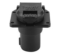 Psytfei 7 Pin RV Blade Trailer Wiring Harness Connector Electric Adapter Plug Connector Trailer Power Socket US 6-24V Towing Wiring Adapter for RV Trailers