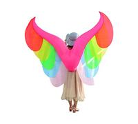 Psytfei Butterfly Wings Inflatable Wings Butterfly Costume Wings Butterfly Cape Wings Inflatable Cosplay Costumes for Halloween Party Stage Performance