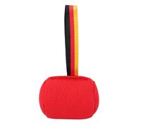 Psytfei Dog Bite Tug Toy Thickened Abrasion Proof High Strength Non Slip Buffer Handle Puppy Bite Pillow Toy Black (Red)