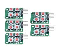 Psytfei Keypad Module 5PCS 2x2 Scan 4 Keypad Matrix Array Membrane Array Key Switch Module Matrix Keypad Module for Electrical Control