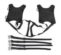 Psytfei Motorcycle Side Saddle Bag Mounting Base 500D Mesh Fabric Water Reserved Position for Motorbike Tank Side Bag