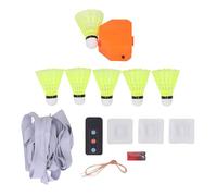 Psytfei Single Player Badminton Remote Control Height Adjustment Self Training Tool for Indoor Practice