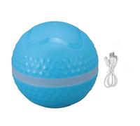 Psytfei Smart Interactive Dog Ball Toy Motion Activated Automatic Rolling Ball Toy with Built In Multi Color Flash and Rich Interactive Mode