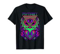 Psytrance Shirt, Rave Shirt, Techno Owl, EDM, Trippy 3rd Eye T-Shirt