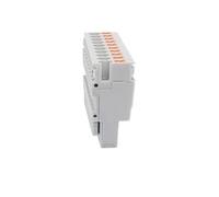 PT 2.5/1P Plug-in Terminal Block Push-in/Plug 2.5mm² Cable Socket PPH2.5-1/2/3/4/5/6/7/8/9/10 Pin Test Adapte Din Rail Connector(PPH2.5-10,1 Pc)