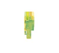 PT 2.5/1P Plug-in Terminal Block Push-in/Plug 2.5mm² Cable Socket PPH2.5-1/2/3/4/5/6/7/8/9/10 Pin Test Adapte Din Rail Connector(PPH2.5-5-PE,10 Pcs)