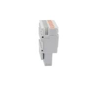 PT 2.5/1P Plug-in Terminal Block Push-in/Plug 2.5mm² Cable Socket PPH2.5-1/2/3/4/5/6/7/8/9/10 Pin Test Adapte Din Rail Connector(PPH2.5-6,10 Pcs)