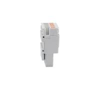 PT 2.5/1P Plug-in Terminal Block Push-in/Plug 2.5mm² Cable Socket PPH2.5-1/2/3/4/5/6/7/8/9/10 Pin Test Adapte Din Rail Connector(PPH2.5-4,1 Pc)