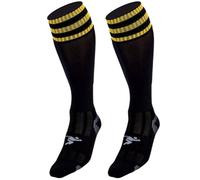 PT 3 Stripe Pro Football Socks Boys Black/Gold