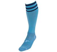 PT 3 Stripe Pro Football Socks LBoys Sky/Navy
