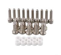 PT-31XT Plasma Electrode 20862, 35 Pcs Plasma Nozzle 20860 30A Swirl Ring 20463 Shield Cup 18204 Replacement Set For Plasma Cutting Torch Parts, Stable Performance High Reliability