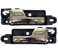 PT Auto Warehouse FO-2929M-RP - Inner Interior Inside Door Handle, Chrome Lever - Rear Left/Right Pair