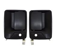PT Auto Warehouse FO-3523A-FP - Outside Exterior Outer Door Handle, Textured Black - Front Left/Right Pair