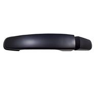 PT Auto Warehouse GM-3373S-RLK - Outside Exterior Outer Door Handle, Smooth Black - Driver Side Rear