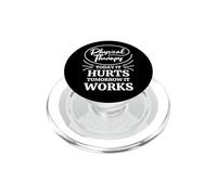 PT Humor Today It Hurts Tomorrow it Works Physical Therapy PopSockets PopGrip for MagSafe