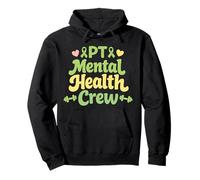 PT Mental Health Crew Retro Physical Therapy Team Support Pullover Hoodie