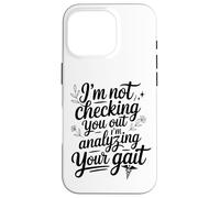 PT Physical Therapist Analyzing Your Gait Physical Therapy Case for iPhone 16 Pro