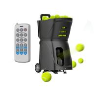 Pt-Smart Tennis Ball Machine,Automatic Portable Tennis Ball Launcher/Thrower,Tennis Ball Machine Advanced Smart Programming,Intelligent Three-Mode Control,Accommodating 100 Balls,For Begi(Color:Black)