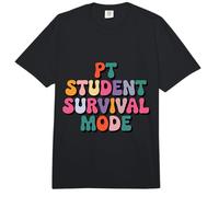 PT Student Survival Mode Funny School Physical Therapy Comfort Colors Adult Heavyweight T-Shirt