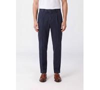 PT TORINO Pleated Slim Fit Chino Trousers in Stretch Cotton - Size: 54 - male