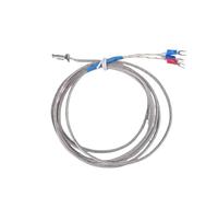 PT100 Screw Thermocouple M6 Screw PT100 Temperature Sensor PT100 Thread Thermal Resistance 1Pcs(2M)